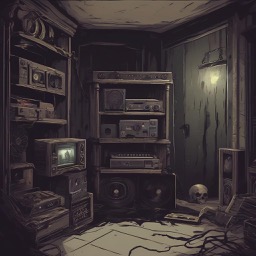 Video game sound design studio